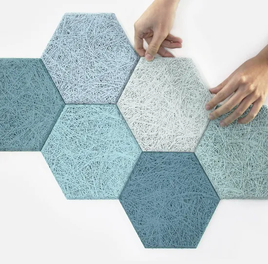 AG. Acoustic Interior Wall Ceilings Decoration Soundproofing Material Wood Wool Acoustic Panel